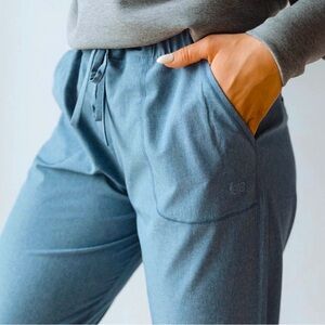 Albion Jetsetter Joggers Blue Chambray Size Extra Small XS